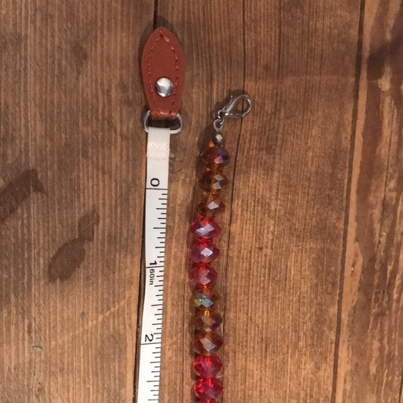 “VINTAGE” Glass Faucted Millefiori Beaded Necklace. - Picture 10 of 12